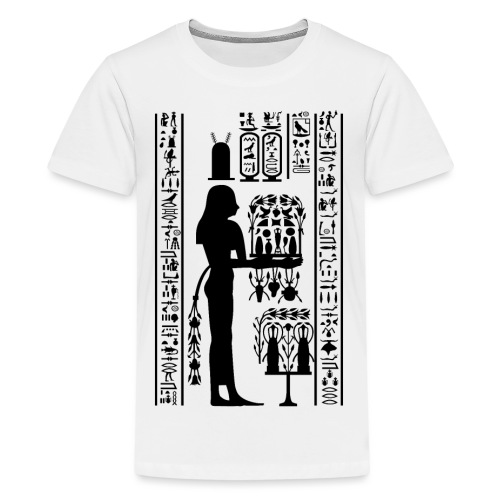 Ägyptische Hierogylphen - Teenager Premium T-Shirt