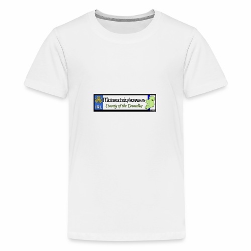 MONAGHAN, IRELAND: licence plate tag style decal - Teenage Premium T-Shirt