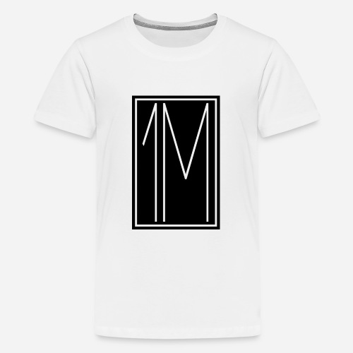 1M/One MVMNT Logo schwarz - Teenager Premium T-Shirt