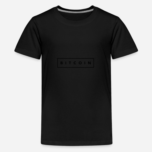 Bitcoin simple square - Teenager premium T-shirt