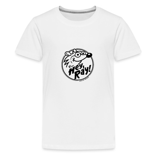 Hey Ray Logo black - Teenager Premium T-Shirt