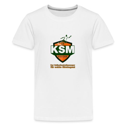 KSM-Soccer Logo - Teenager Premium T-Shirt