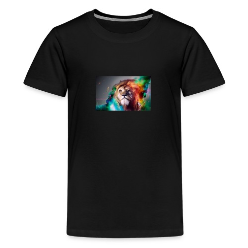 hjälte lion - Premium-T-shirt tonåring
