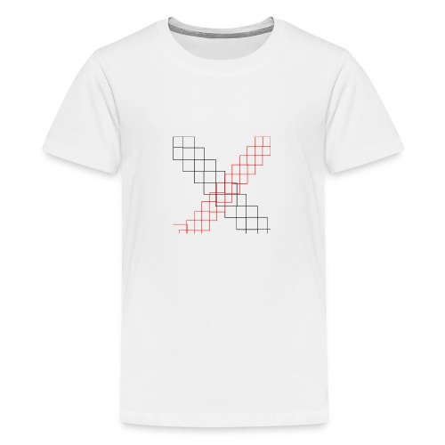 squares - T-shirt Premium Ado
