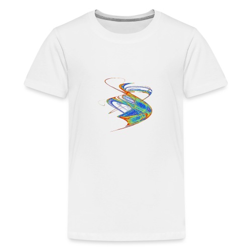 Farbenwind buntes Chaos Aquarell 13720 jet - Teenager Premium T-Shirt