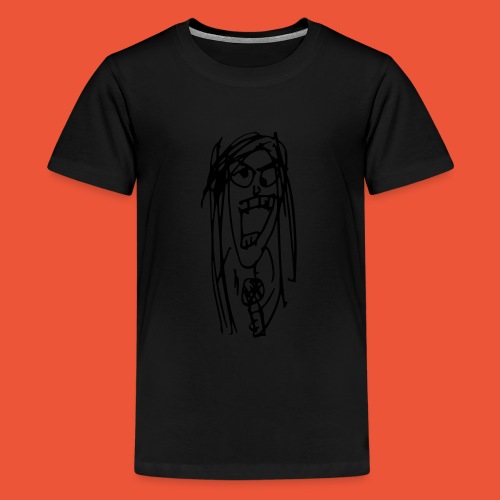 Almost Indie Julia Sketch - Teenager Premium T-Shirt