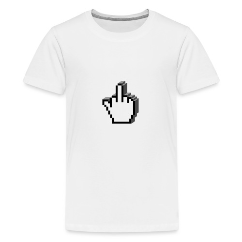 vurtual Middle Finger - T-shirt Premium Ado
