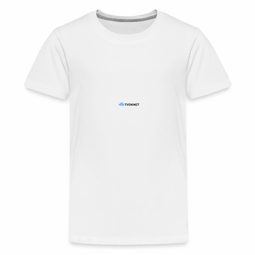 Tvdknet button - Teenager Premium T-shirt