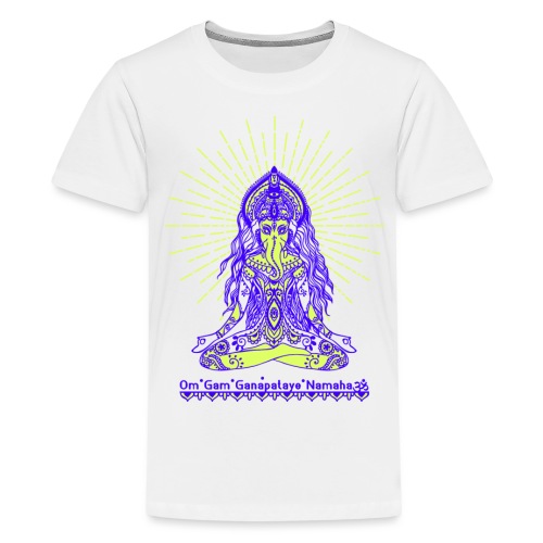 Yogafashion Hippie Ganesha dein Glücksgott - Teenager Premium T-Shirt