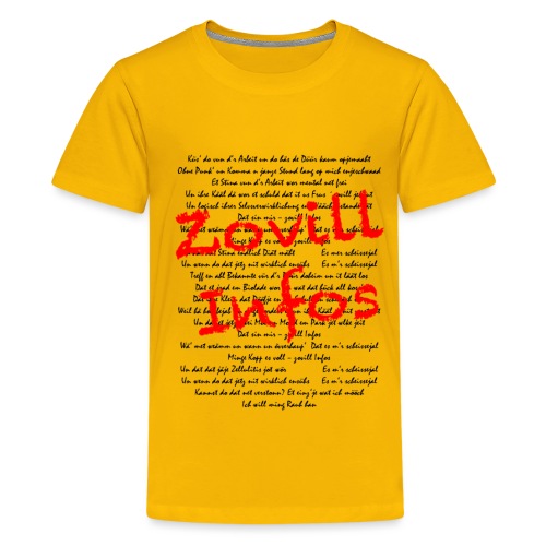 Zovill Info - Teenager Premium T-Shirt