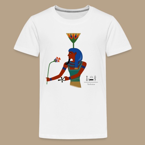 Nefertem I altägyptische Gottheit - Teenager Premium T-Shirt