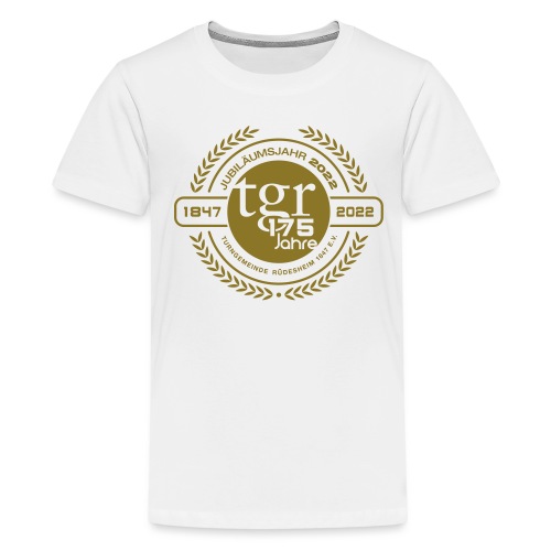 tgr 175 Jahre Button - Teenager Premium T-Shirt