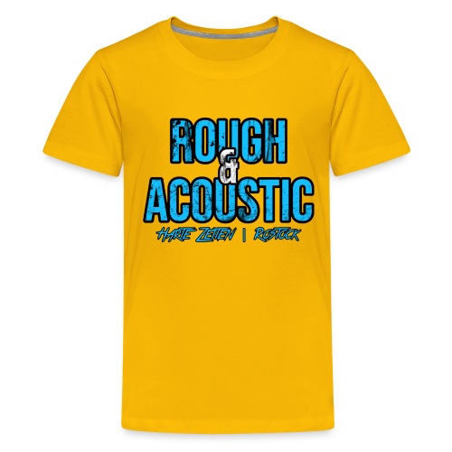 Rough & Acoustic Logo - Teenager Premium T-Shirt
