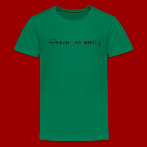 Heartleader Charity (schwarz/grau) - Teenager Premium T-Shirt