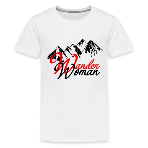 WanderWoman Wandern 2021 - Teenager Premium T-Shirt
