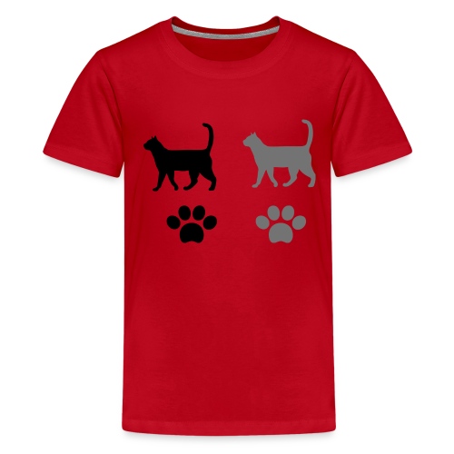 2 chats qui se suivent - T-shirt Premium Ado