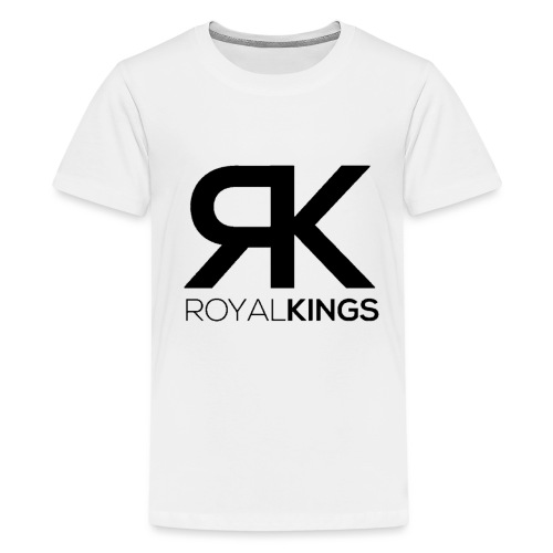 Royalkings Zwart Transparant - Teenager Premium T-shirt