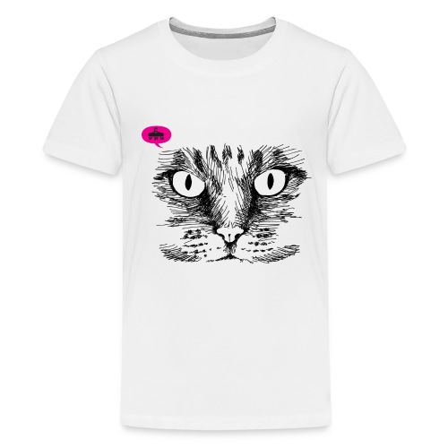 kattegezicht vdh - Teenager Premium T-shirt