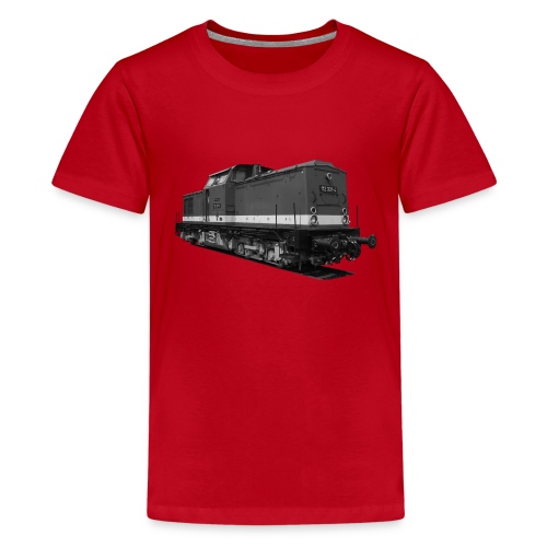 Lokomotive V 100 Diesel Deutsche Reichsbahn DDR - Teenager Premium T-Shirt