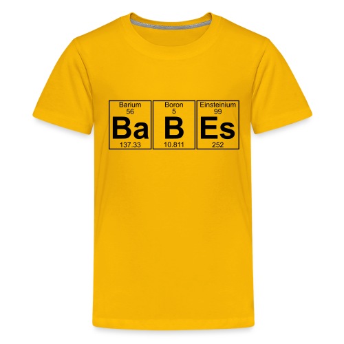 Ba-B-Es (babes) - Full - Teenage Premium T-Shirt