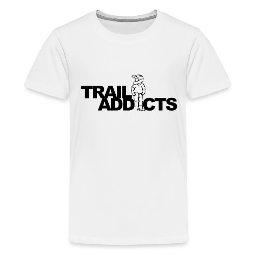Trail addicts logo tshirt png - Teenager Premium T-shirt