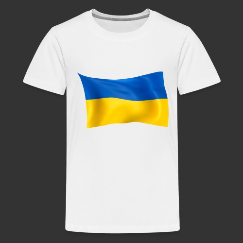 Flaga Ukrainy Flaga narodowa - Koszulka młodzieżowa Premium