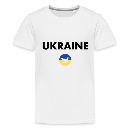 Ukraine Statement-to-go für den Frieden - Teenager Premium T-Shirt