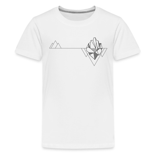 Grafik Natur Berg Eisberg Outdoor - Teenager Premium T-Shirt