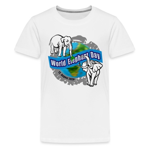 World Elephant Day 2020 - Teenager Premium T-Shirt