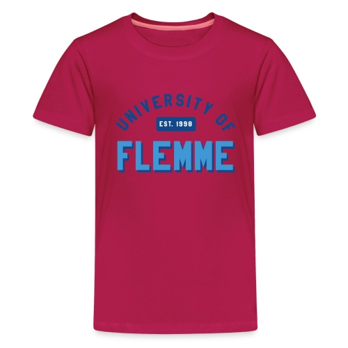 UniversityOfFlemme2 png - T-shirt Premium Ado