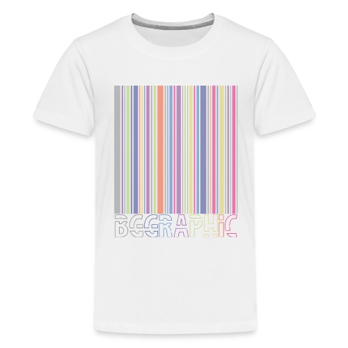 Stregkode - Teenager premium T-shirt