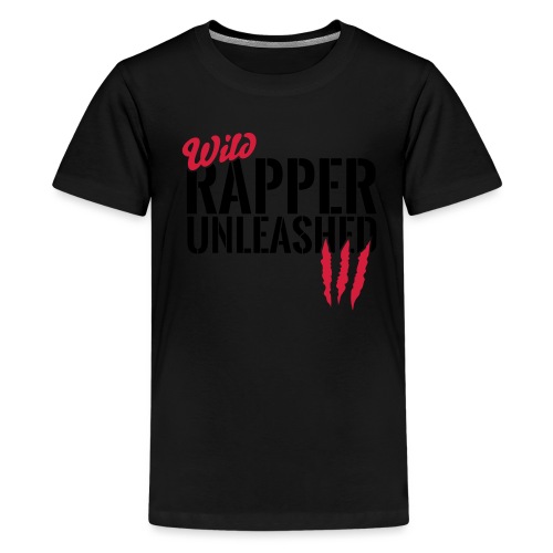 Wilder Rapper entfesselt - Teenager Premium T-Shirt