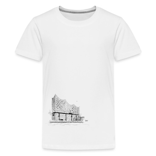 Bronko55 No.05 – Elbphilharmonie Hamburg - Teenager Premium T-Shirt