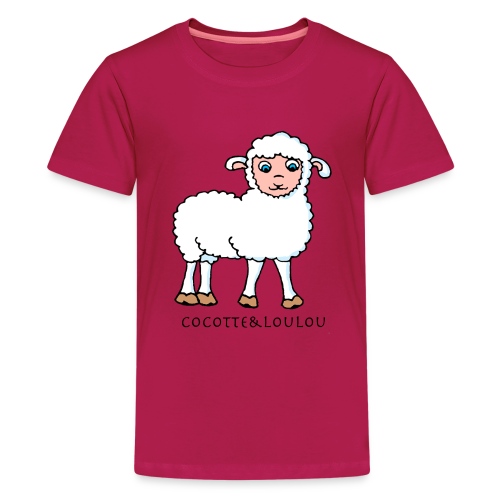 Minos le petit agneau - T-shirt Premium Ado
