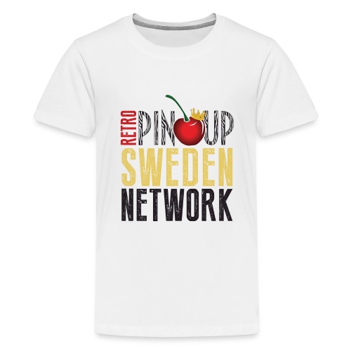 Tanktop Retro Pinup Sweden Crew utsvängd - Premium-T-shirt tonåring