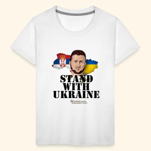 Serbia Ukraine Zelensky - Teenager Premium T-Shirt