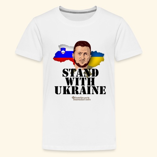 Slowenien Ukraine Selenskyj - Teenager Premium T-Shirt