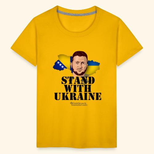 Ukraine Bosnien und Herzegowina - Teenager Premium T-Shirt