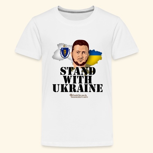 Massachusetts Ukraine - Teenager Premium T-Shirt