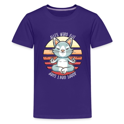 CATS KARMA - Teenager Premium T-Shirt
