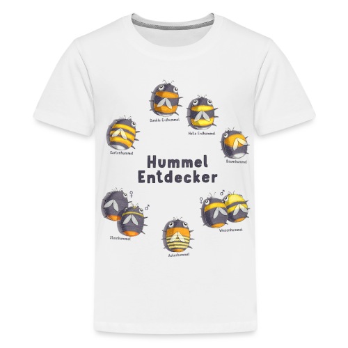 Bumblebee Explorer - do you know all bumblebee species? - Teenage Premium T-Shirt