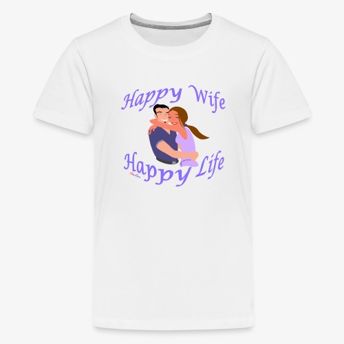 Happy Life - Teenage Premium T-Shirt