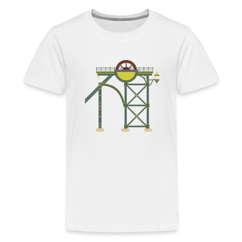 Themepark Mine Tower - Teenage Premium T-Shirt