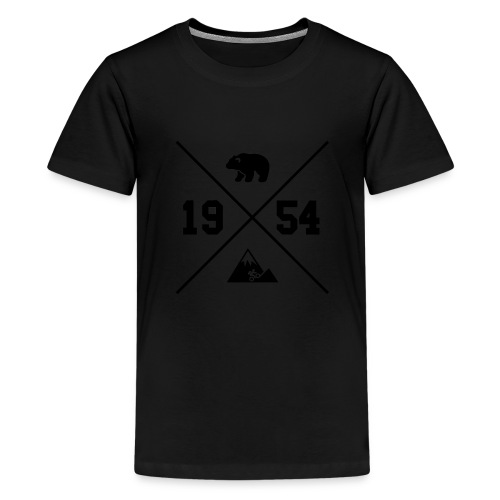 Karhuvuori -baseballhuppari - Teinien premium t-paita