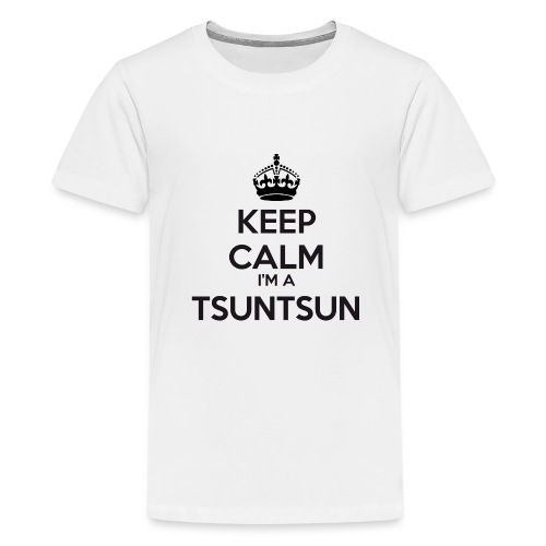 Tsuntsun keep calm - Teenage Premium T-Shirt