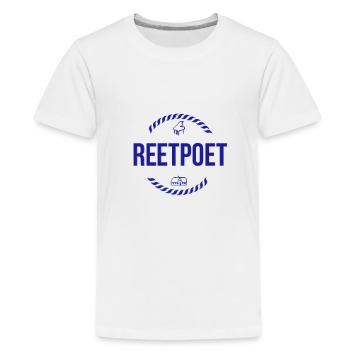 ReetPoet To Go | Logo Blau - Teenager Premium T-Shirt