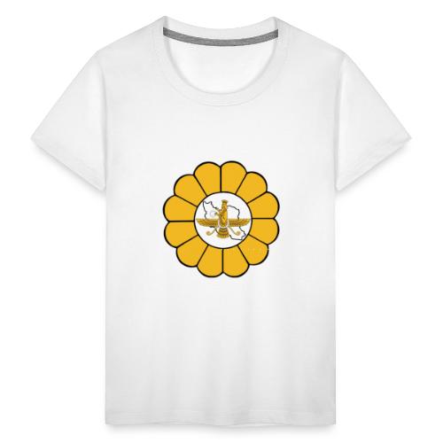 Faravahar Iran Lotus - Teenager premium T-shirt