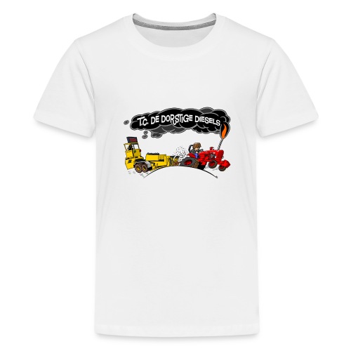 tc de dorstige diesels ACHTERKANT - Teenager Premium T-shirt