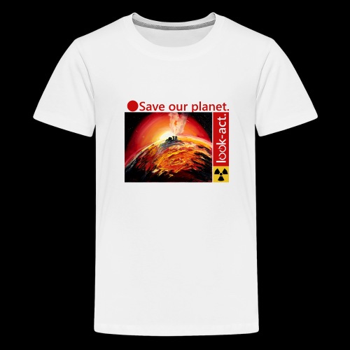 Save our planet. Fukushima Theme - Teenager Premium T-Shirt