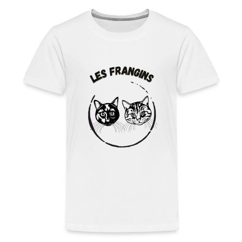 Têtes des vrais frangins - T-shirt Premium Ado